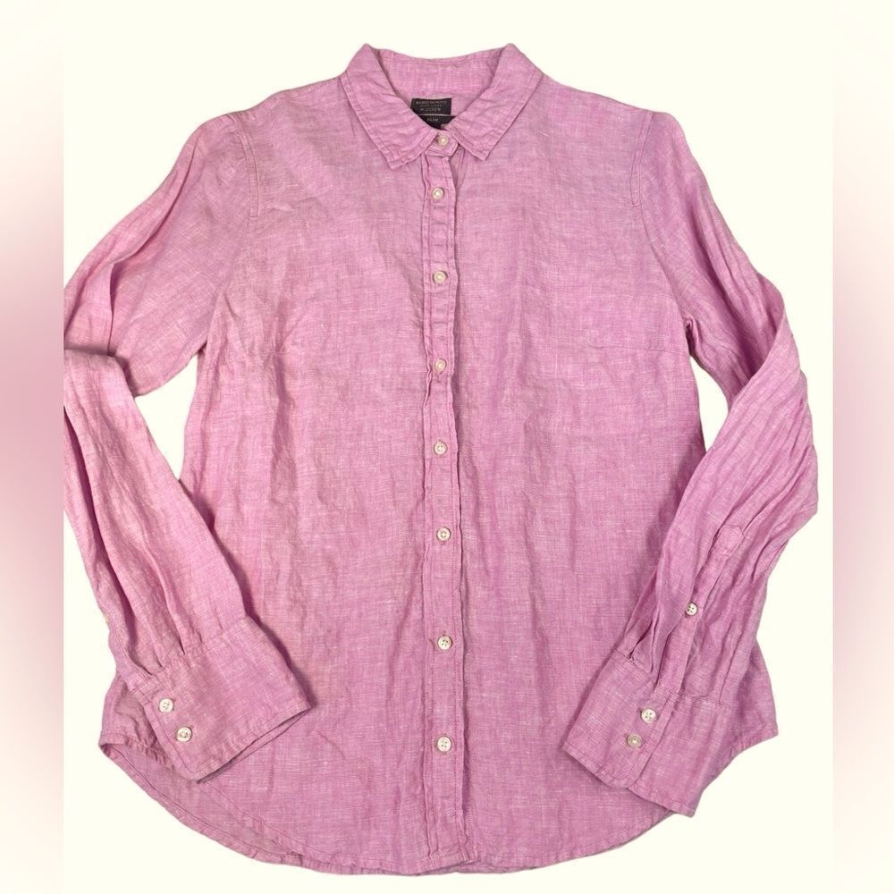 Baird McNutt for J Crew Linen slim fit button down
